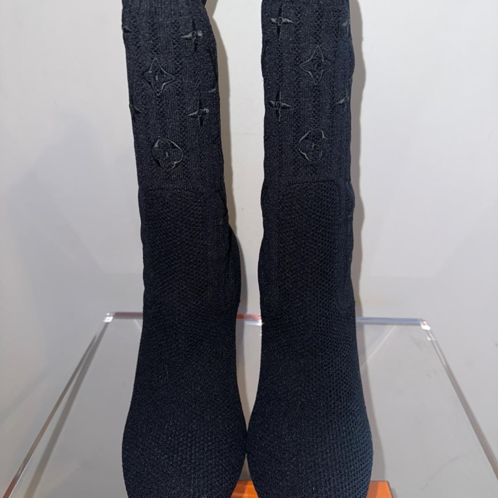 Louis Vuitton Black sock boot size 41